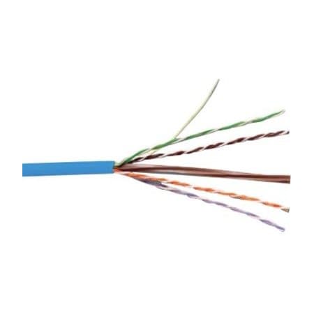 Siemon 23-4P UTP-CMR SOL BC CAT6, PE/FRPVC BLUE JACKET, 1000FT 9C6R4-E3-06-RXA