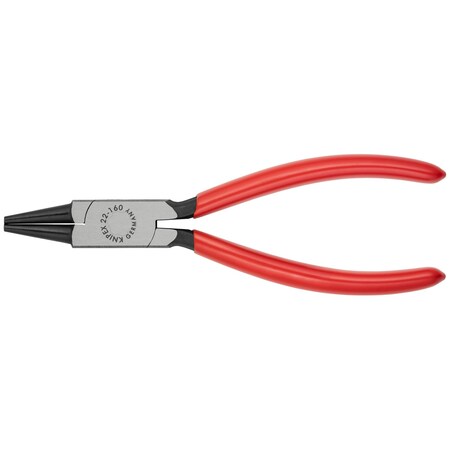 Knipex 6 1/4 in Round Nose Plier Plastic Coated Handle 22 01 160