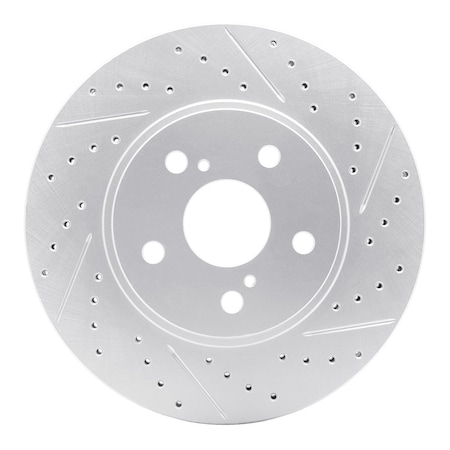 Dynamic Friction Co DFC Geoperformance Rotor - Drilled and Slotted 830-76075R