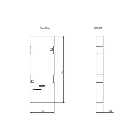 Siemens SIMATIC ET 200SP HA 1 IM cover 6DL1133-6CV50-0AM0
