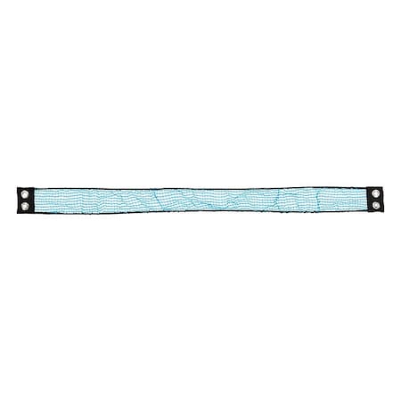 Us Netting Chute Netting, 48 in D, 3 in W, Blue USN-111S-348-BLU
