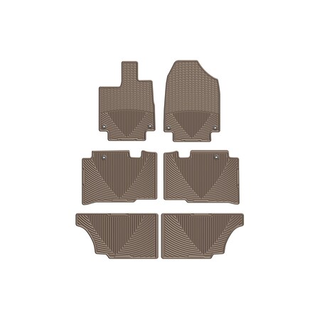 Weathertech Tan, Front, Rear, and Rear All Weather Floor Mats W465TN-W466TN-W467TN