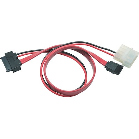 Tripp Lite Slimline SATA to SATA Cable, LP4, 12" P948-12I