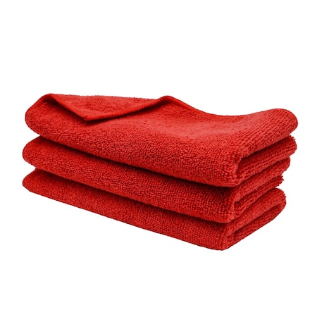 Renegade Products Usa Premium 16 in x 16 in Microfiber Towels, 3PK LRSRPRMFT-3PK