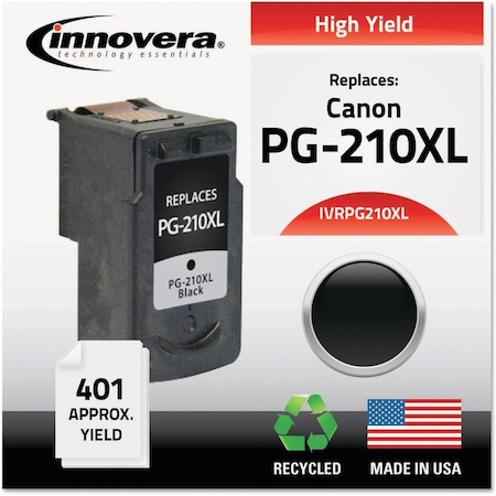 Innovera Ink Cartridge, Black, Canon, Max. Page 6000 IVRPG210XL