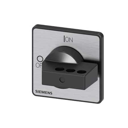 Siemens rotary operating mechanism, actuating lever black, for molded plastic 3LD9283-2G