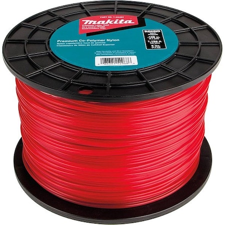Makita Trimmer Line, 0.105", Red, 1,150', 5 lbs T-03464