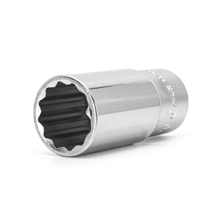 Genius Tools 1/2in Dr. 26mm 12-pt. Deep Hand Socket 437826