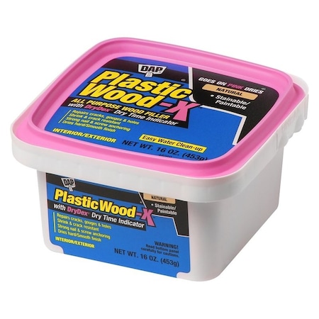 Dap Plastic Wood-X Repair Kit, Paste, Slight, Natural, 16 oz 7079800542