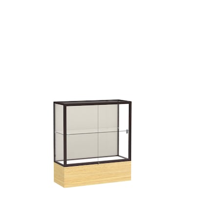 Ghent Counter Display Case 36x40x14, Plaque, Bronze 2281PB-BZ-LV