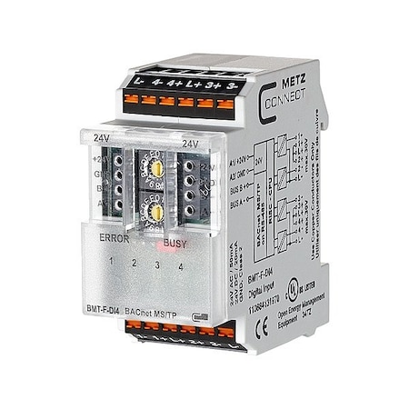 Metz Connect MS/TP Module, 24V AC/DC, 4 Inputs 110884131970