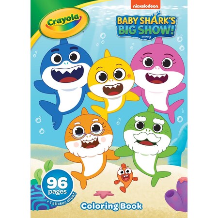 Crayola Baby Shark Baby Shark Coloring Book Apr-42