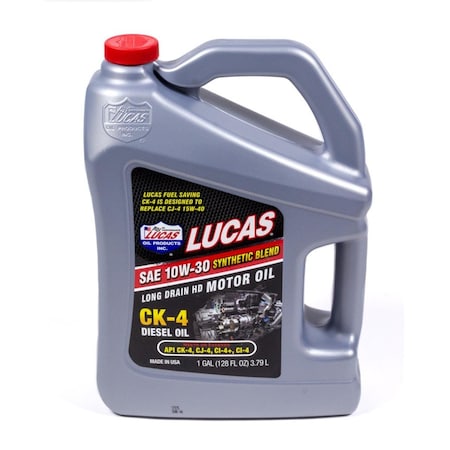 Eat-In Synthetic Blend 10W-30 Diesel Oil Case - 1 gal EA1393916