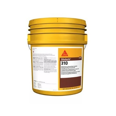 Sika Sikalastic-310 Waterborne Emulsified-Asphalt Damp-Proofing Compounds 53 Gallon Drum 812585