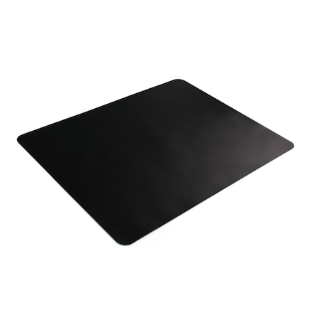 Floortex Desktex Pack of 4 Black Vinyl Rectangular Desk Pads - 19" x 24" FPDE1924BV4