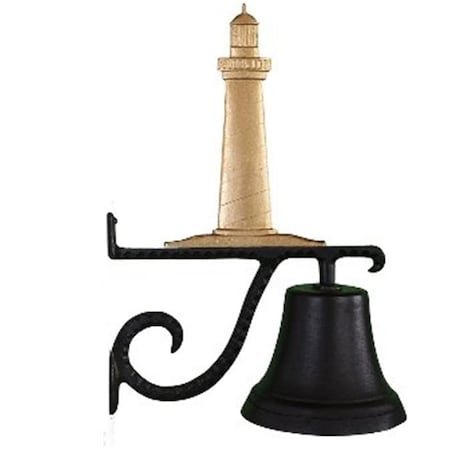 Swivel Cast Bell With Gold Bronze Cape Cod Lighthouse Ornament SW905745