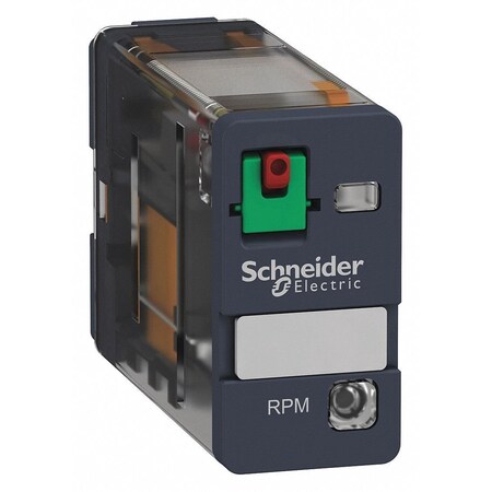 Square D PLUG-IN RELAY 250V 15A RPM +OPTIONS RPM12B7