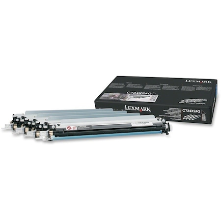 Lexmark PHOTOCONDUCTOR UNIT KIT 4-PACK FOR USE IN C/X73X, 74X ESTIMATED, 4PK C734X24G