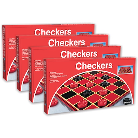 Pressman Checkers Game, 4PK 1112