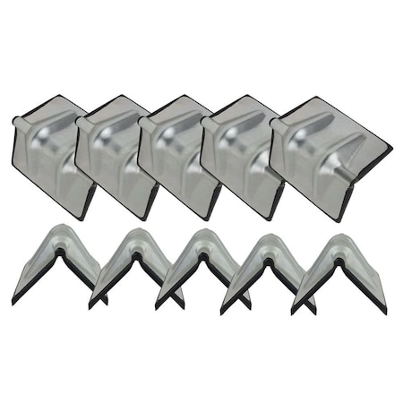 Mytee Products Steel Corner Protector with Rubber Chain Cargo Flatbed, 10PK SCP-Rx10