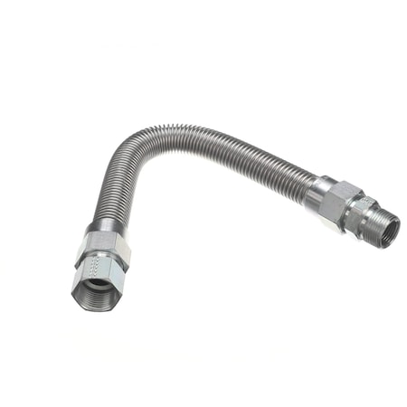 Hestan Commercial Hose, Flex, 1in OD x 3/4in FIP x 3/4in MIP 004257-016