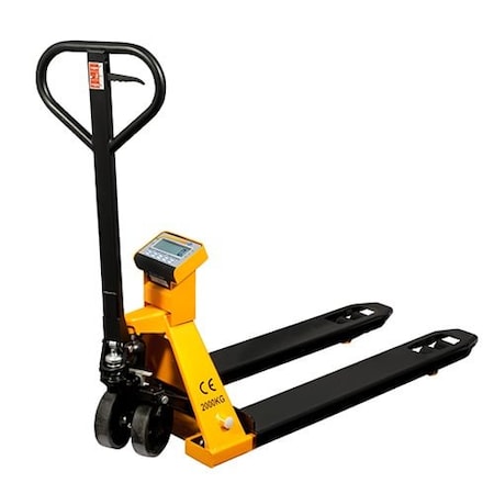 Pce Instruments Pallet truck scale, measures up to 2,000 kg / 4,409 lb with 1 kg / 2.2 lbs resolution PCE-PTS 1N