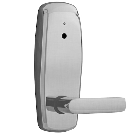 Dormakaba InSync Battery Operated ASM Mortise Lock, Utility Mortise, No Deadbolt, Common, Gala Lever, Right H RMB120G-26D