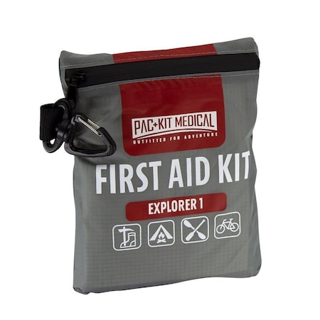 First Aid Only Pac-Kit Explorer 1 Series Watertight First Aid Kit, 67-Piece 96008