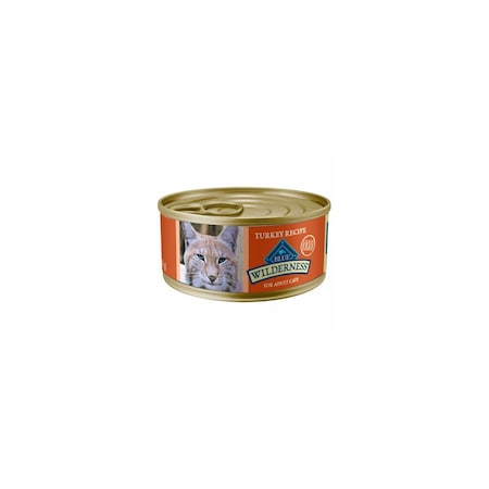 American Distribution & Mfg Co Wilderness Cat Food, Turkey, 5.5-oz. 800451
