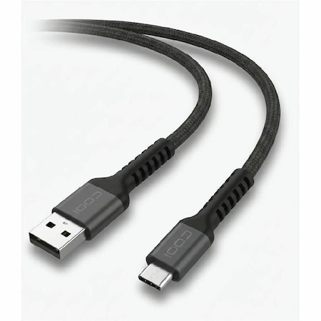 Codi 6ft Braided Nylon USB-A to USB-C Charge & Sync Cable A01061