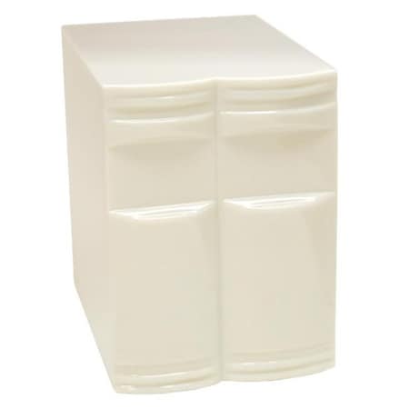 Fasttrack2Fitness Cultured Marble Cremation Othello Adult Urn, Ivory FA2044569