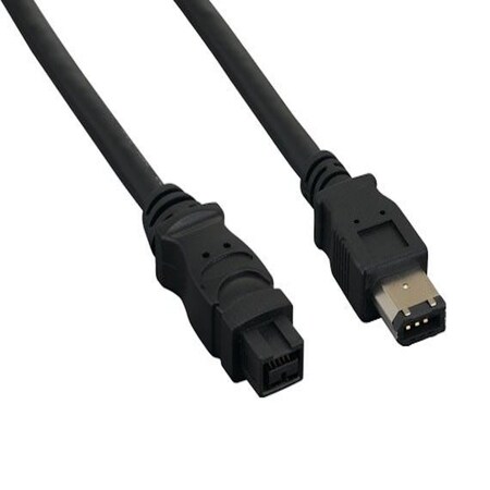 Sanoxy 3ft IEEE 1394b FireWire 800 9-pin to 6-pin, Black SNX-CBL-LDR-FW102-1103