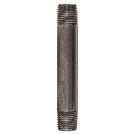 Ace Trading - Nipple STZ Industries 1/2 in. MIP each X 1/2 in. D MIP Black Steel 5 in. L Nipple 300UP12X5