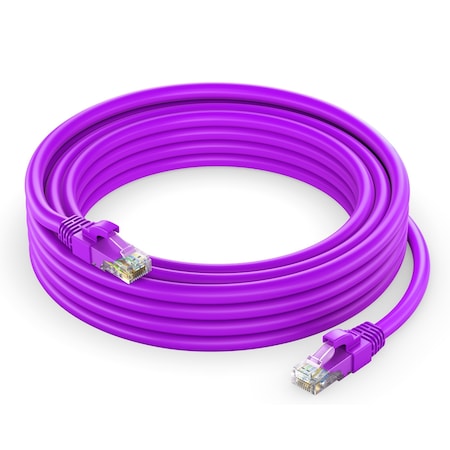 Maximm 7ft Cat6 Pure Copper UTP Ethernet Cable, Purple CAT6-7FT-PURPLE