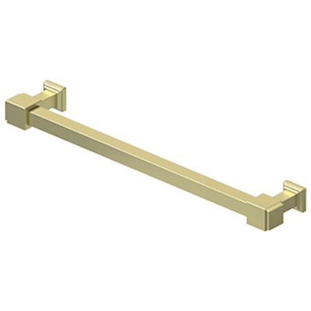 Deltana Manhattan 7 Center to Center Cabinet Pull Unlacquered Bright Brass Finish MP70U3-UNL