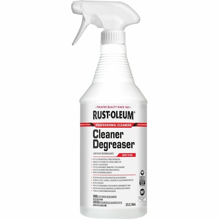 Rust-Oleum Professional Cleaners Cleaner/Degreaser, 32 Oz Trigger Spray Bottle, Liquid, 6 PK 352263