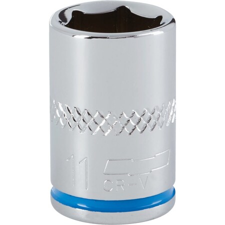 Channellock 1/4'' Drive 11 mm 6-Point Shallow Metric Socket 398160