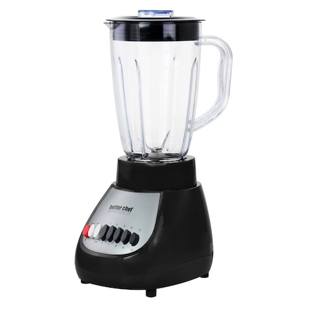 Better Chef 10 Speed 350 Watt Plastic Jar Blender in Black IM-614B
