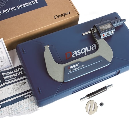 Dasqua 100-125mm/4-5in Digital Outside Micrometer 4230-2025