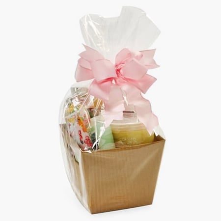 Nashville Wraps Clear Cello Basket Bags, Small 12x4x20, 100PK C12BC