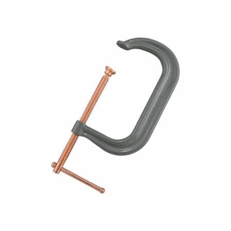 Anchor Brand Drop Forged C-Clamp, Sliding Pin Handle, 6-5/16 in Throat Depth, 12 in L 102-412C