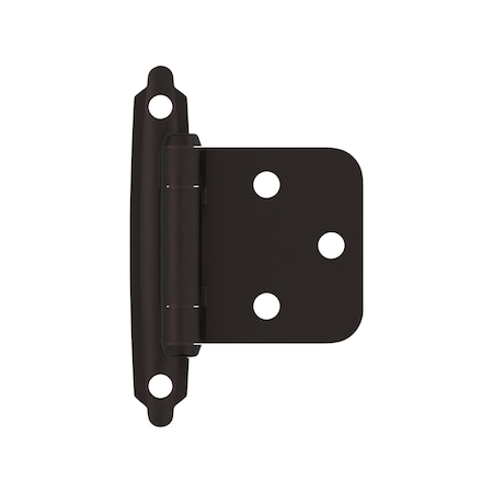 Amerock Variable Overlay Self-Closing, Face Mount Oil-Rubbed Bronze Hinge - 1 Pair BPR3429ORB
