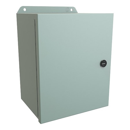 Hammond Latches Electrical Enclosure, 10 in H, 6 in D, 8 in W, 12, 13, 3R, 4, Steel EJ1086