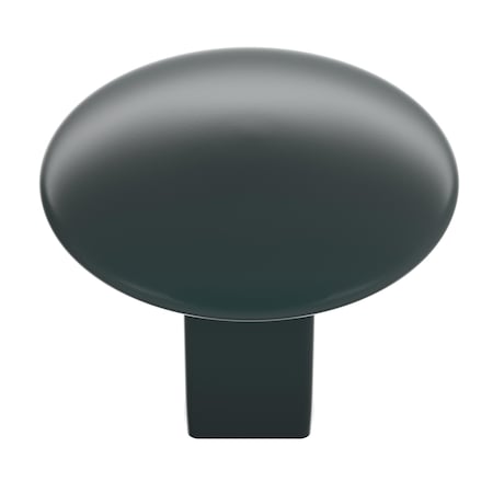 Amerock Riva 1-1/4 in 32 mm Diameter Matte Black Cabinet Knob BP55362MB