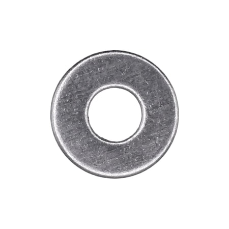 Auveco #8 Flat Washer 18-8 Stainless Steel, 100PK 13393