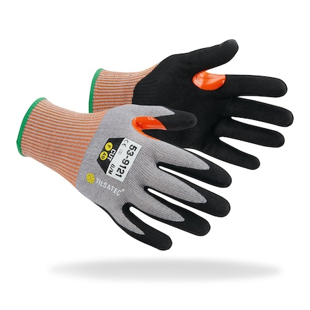 Tilsatec Knit Gloves, Black, Full Finger, PR 53-9121-10