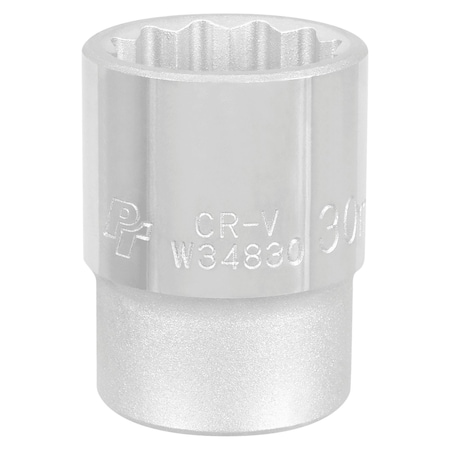 Performance Tool W34830 3/4" Drive 12-Point Standard Socket 30mm