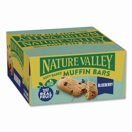 Nature Valley Blueberry Soft-Baked Muffin Bar, 1.24 oz Bar, 12PK GEM20668