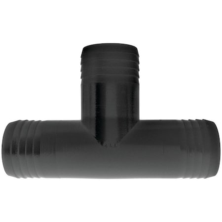 Green Leaf T100P Hose Adapter Tee, Polypropylene, Black T 100 P