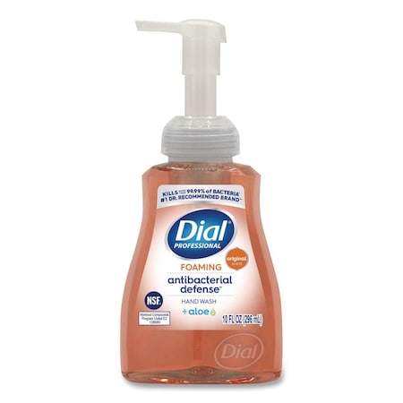Dial Professional Original Antibacterial Defense Foaming Hand Wash, Original Scent, 10 oz Pump Bottle DIA35446EA
